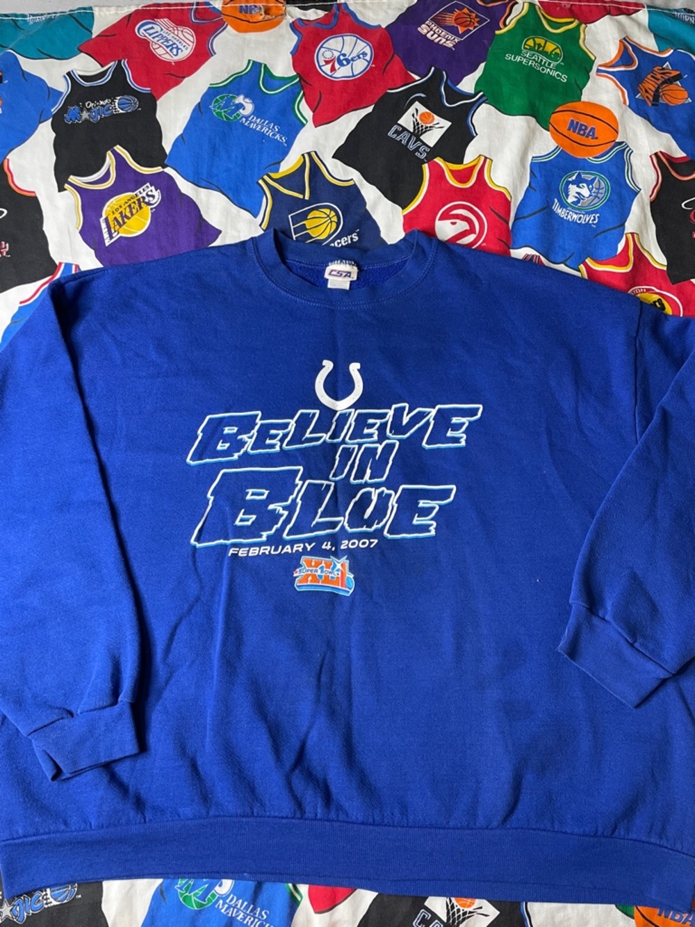 2007 NFL Indianapolis Colts Sweat Shirt